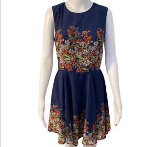 Women’s Maison Jules Floral Print Fit and Flare Dress
